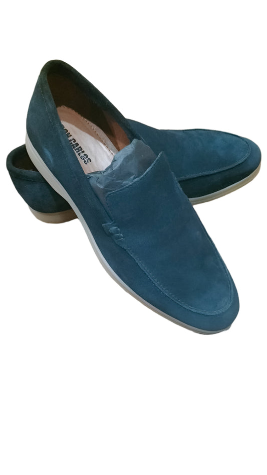 Blue Slip-On Loafers – Contemporary Fashion Made Easy